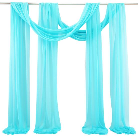 Backdrop Tulle Durable Easy To Hang Vibrant Color Graceful Wedding Drapery Arch Draping Swag Supply