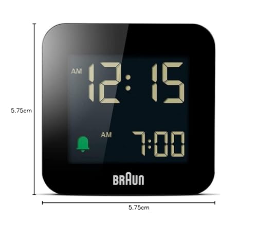 [Officially Imported] BRAUN Digital Alarm Clock BC08B
