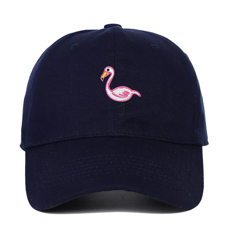 Embroidered Flamingo Soft Baseball Cap for Men & Women - Sun Protection Dad Hat