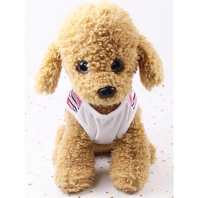1pc Pet Summer Vest Mesh Fake Shoulder Strap Clothes For Dogs And Cats Teddy, Pomeranian And Other Pets