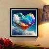 New Arrival 5D DIY Full Circle Diamond Painting "Colorful Clouds of Love" Embroidery Cross Stitch Home Decor Gift