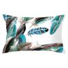 30X50cm Feather Pattern Printed Decorative Cushion Bedroom Living Room Backrest Home Rectangular Pillowcase