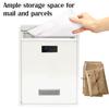 Hanging Secured Postbox Rainproof Stainless Steel Mailbox Small Mail Box for After Hours Deposits Payments
