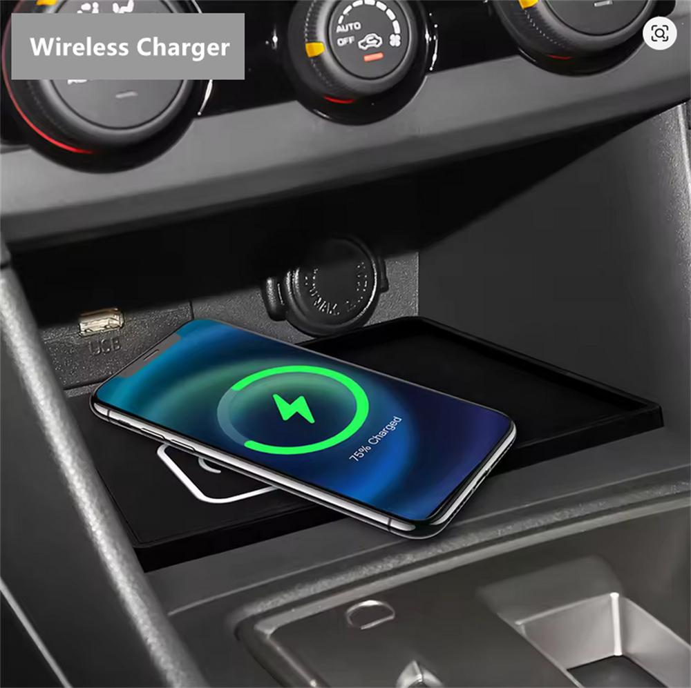 15W Wireless Charger Mobile Phone Fast Charging Holder PVC For Subaru XV Impreza