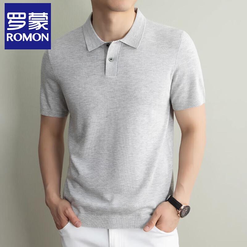 Luomeng Men s Old Money Style Tencel Blend Polo Shirt 2XL