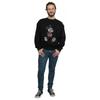 Disney Mens Walking Mickey Mouse Sweatshirt