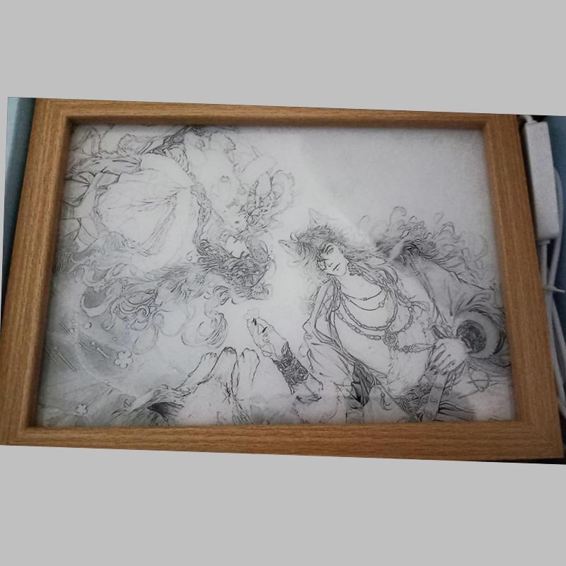 Binecuvântarea Oficialului Raiului Lampă de Noapte LED USB cu 3 Tonuri Cadou