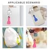 Stylish Silicone Scuba Diver Keychain Elegant Dive Fin Keychain Accessory Flipper Keyrings Bag Decoration for Divers
