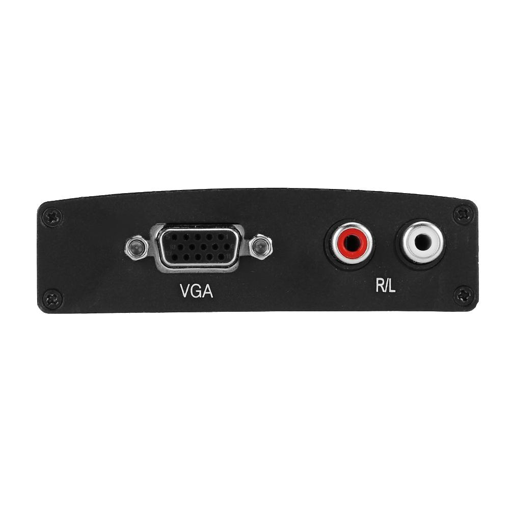 VGA to HDMI Converter Adapter HD Analog Video Audio Output