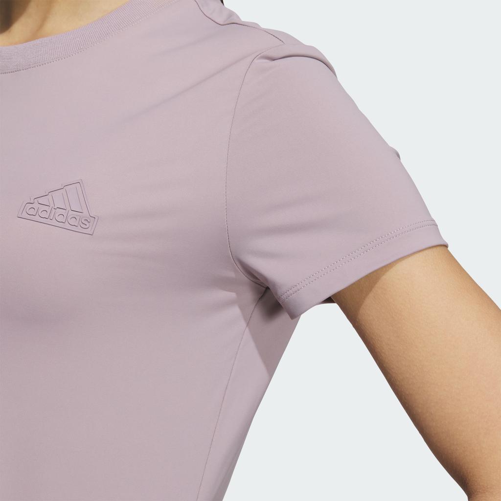Adidas Cool Feeling Sport T-Shirt With Logo And Slim Fit Women Tops Purple Pink JD5259