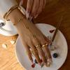 JYL TS Bracelet  Finger-connected Ring Design Unites Hearts & Luck