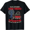 Herren- und Damen-T-Shirts NEU Ich bin ein lizenzierter Amateurfunkbetreiber, Geschenk für Amateurfunk-Enthusiasten T-Shirt S-3XL