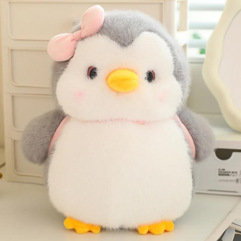 

25/32Cm Soft Fat Penguin Plush Toys Stuffed Cartoon Animal Couple Penguin Doll Lovely Kids Baby Girls Christmas Birthday Gift 25cm орхидейный