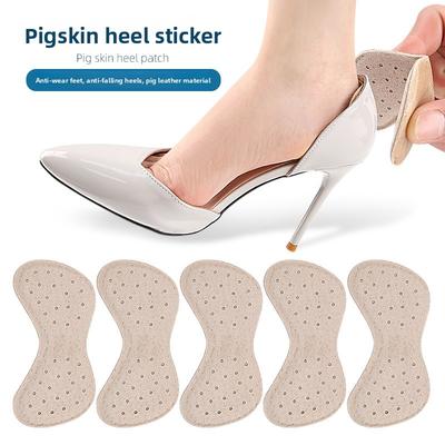 Nálepka na patu z prasečí kůže Zesílená, Prodyšná, Absorbující pot, Nálepka proti oděru, Nálepka proti oděru na patu Ne pata, Nálepka proti oděru na patu