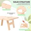 Foldable Bamboo Wine Table with 4 Glass Holder and 1 Bottle Slot Portable Outdoor Picnic Table for Camping Beach Party