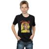 Blondie Jungen singen mit Mikrofon-T-Shirt