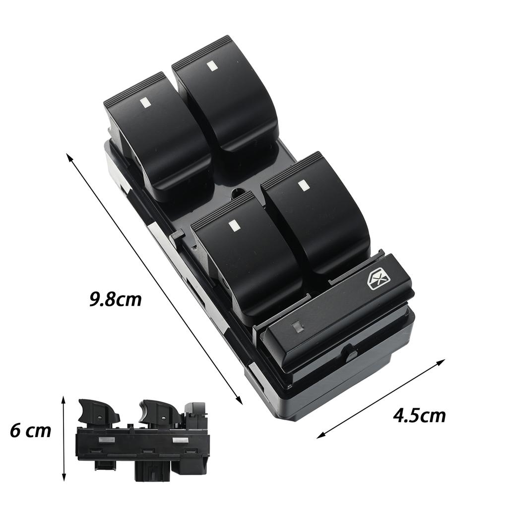 Car Driver Side Car Power Window Switch Lifter Button Control For Chevy HHR Traverse GMC Sierra 1500 2500HD Yukon GMC 15873293 20945129 Truck Parts