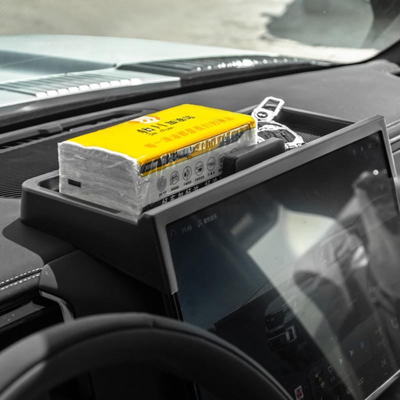 Storage Box Behind Central Control Screen For BYD Leopard 8 2025+ Instrument Panel Rear Storage Box For Denza B8  Accessories