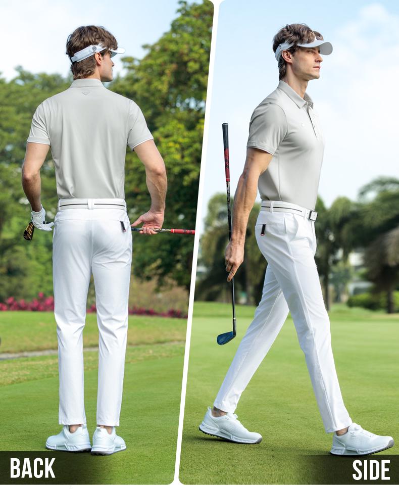 PGM2026 Men's Quick Dry Short Sleeve Polo Shirt for Golf