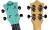 Flight Travel Ukulele Wood and ABS Resin Hybrid Ukulele Soprano Size Light Blue TUS-35LB