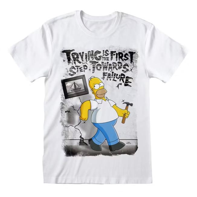 New The Simpsons Heavy Cotton White All Size T Shirt Gift Family TR625 S