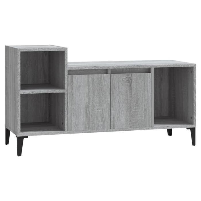 VidaXL TV Stand Sonoma Grey 100x35x55 Cm Engineered Wood 821186