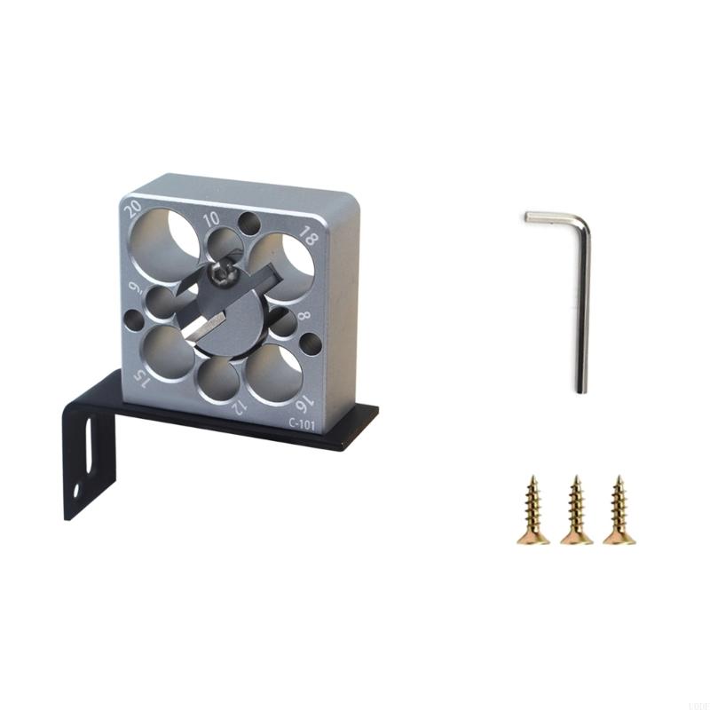 

Heavy Duty Woodworking Dowel Jig For Perfect Round Dowels In 8 Standard Size
