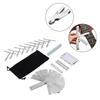 Guitar Luthier Tool Set Radius Gauges 32 Blade Feeler Gauge String Action Ruler Fretboard Protector 