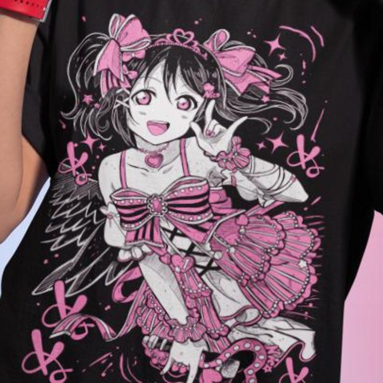 Love Live Full Graphic T-shirt Nico Yazawa Unisex Apparel Tee T-Shirt XL