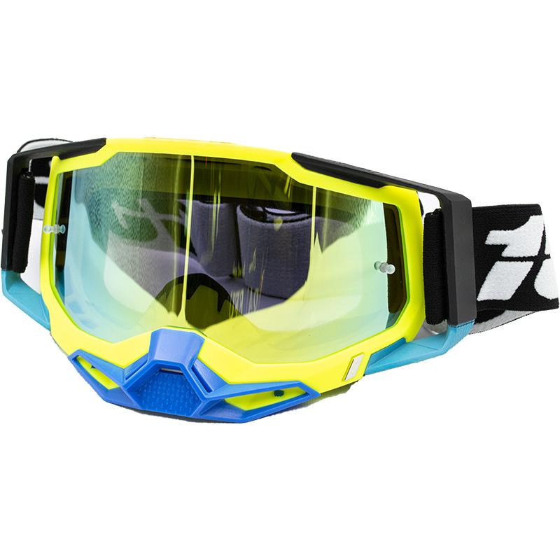 New Motorcycle Off-Road Goggles Outdoor Sports Color-Changing Riding Full Face Protective Ski Safety Glasses Motocross Goggles