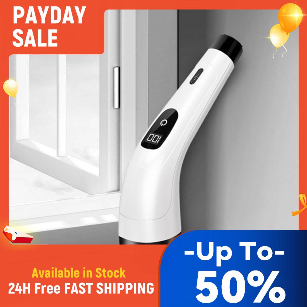 

Cordless Cleaning Brush 2 Speeds Shower Scrubber with Extendable Handle Electric Scrubber for Bathroom Kitchen Floor Grout Tile China Mainland