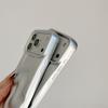 Luxury Matte Silver Water Ripple Case For iPhone 17 Air 16 15 14 13 12 11 Pro Max Creative Frosted Wrinkle Shockproof Hard Cover