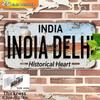D-Moll D-Moll pc Verpackung D-Moll Druck Vintage Aluminiumschild Außenwanddekoration ( cm X cm) Delhi