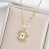 Devil'S Eye Necklace Women'S Premium Personality Versatile Clavicle Chain Same Accessories