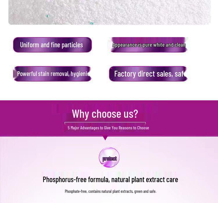 Lavender Scented Universal Laundry Detergent Powder – 20 Jin Bulk for Machine & Hand Wash, Stain Removal, Hotel & Household Use.