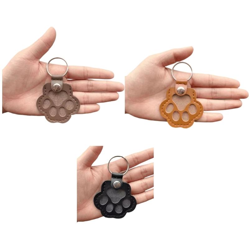 

3Pcs Pet Hair Memorial Keychain Leather Keychain Keyring Accessories for Dog Owners and Pet Lover Thanksgiving Present