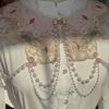 Embroidery Design Hanfu Collar Pearl Detachable False Collar  Chinese Traditional