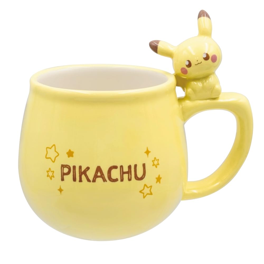 Marimo Craft PokePeace Figure Cute Pikachu Character W115 x H80 x D85mm 300ml Mug/Cup, Merchandise, Approx. / Capacity Approx. (PKP-209)
