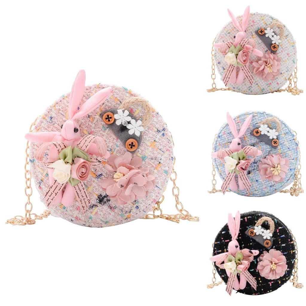 Charming Childrens Mini Shoulder Bag Soft Leather Cute Princess Design For Girls