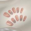 Zhuoshimei Handmade Luxury Cat Eye Nail Patches - Light, Elegant, and Removable