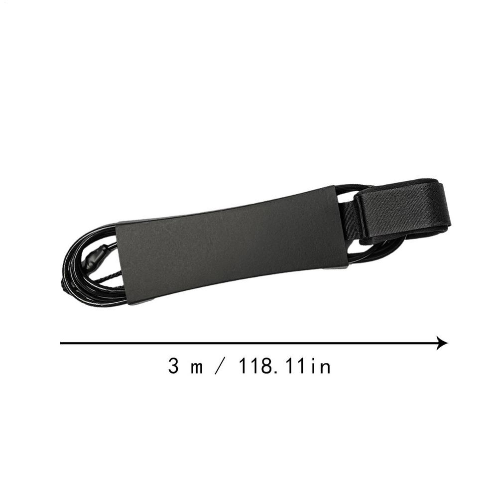 Surf Leash Surfboard Foot Leash TPU Stainless Swivels 6mm Thick 10ft Longboard Foot Rope Surfboard Leash Surf Leg Rope