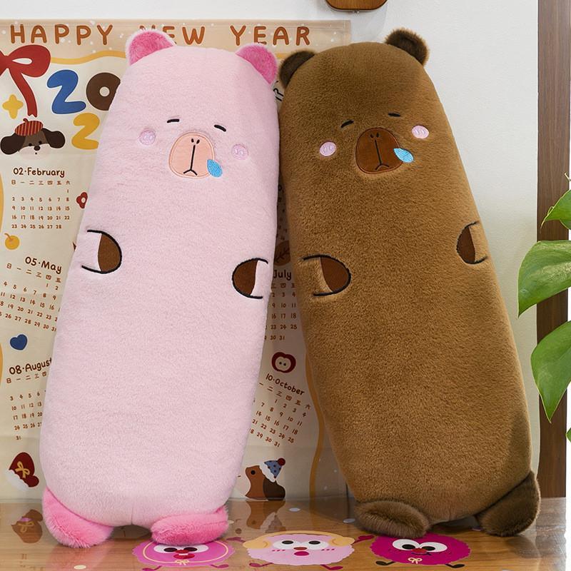 Capybara Plush Cute Toy Cartoon Animal Doll For Girls Gift Decoration Bedroom