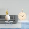 Pineapple Decorative Sculpture And Minimalist Modern Nordic Wall Clock Ornament for Bedroom