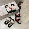 Cute Cartoon Soft Bottom Fluffy Drag Girl 2025 Autumn and Winter New Girl Soft Heart Cute Comfortable Cotton Slippers