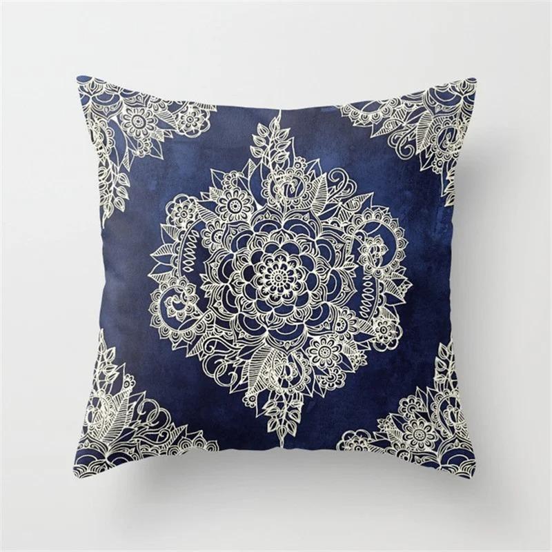 Nordic Bohemian Pattern Printed Cushion Cover Home Living Room Sofa Decoration Square Throw Pillow Cover