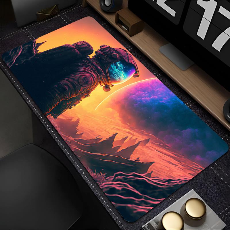 Mouse Pad Antislip Durable Desk Mat Offices Pc Accessories Anime Keyboard Pad Laptop Space Astronauts Mouse Mat Tapis De Bureau