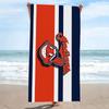 Cleveland Indians Print Beach Towel, Large Soft Quick Dry Towel for Beach Camping Swimming