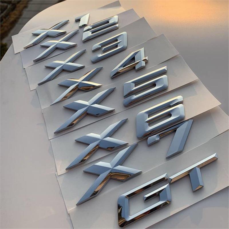 BMW Xdrive35I Fender X3/X1/X5/X6 40i/28 Car Side & Tail Emblem Sticker Set