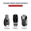 Car Key Case Cover for Mercedes Benz  A B C D E S Class W204 W212 W176 GLC CLA GLA AMG GLS GLE GLK CLS S350 S500 Car Key Shell
