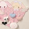 Adorable Rabbit Felt Cork Board Wall Decor & Message Holder
